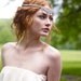 1920s Crystal Rhinestone Refashioned Headband with Silk Chiffon & Chain- Bohemian Princess Wedding Halo Headband Nicole Richie Fashion Star