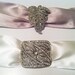 Odette Deco Champagne Silk Headwrap Turban-Champagne Antique Flapper 1920s Headpiece Vintage Wedding The Great Gatsby