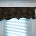 Reserved Listing for Stephanie Two Decorative Paisley Valance & One Pillow Cover