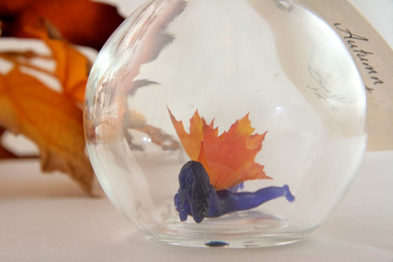 Autumn Sunset Faerie - Bottled Fairy MADE TO ORDER
