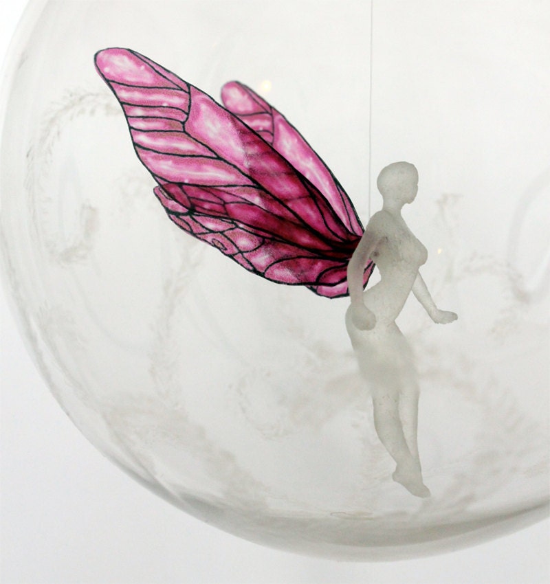 Sugar Plum Fairy - Faerie Holiday or Christmas Ornament MADE TO ORDER