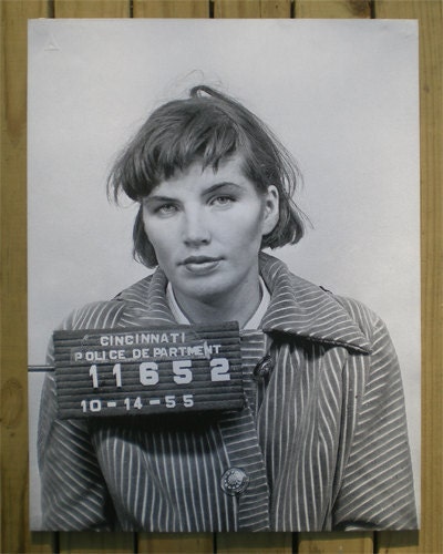 VINTAGE MUGSHOT POSTER