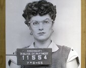 VINTAGE MUGSHOT POSTER