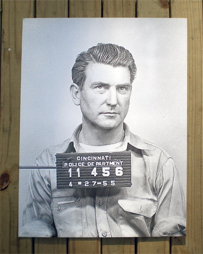 VINTAGE MUGSHOT POSTER