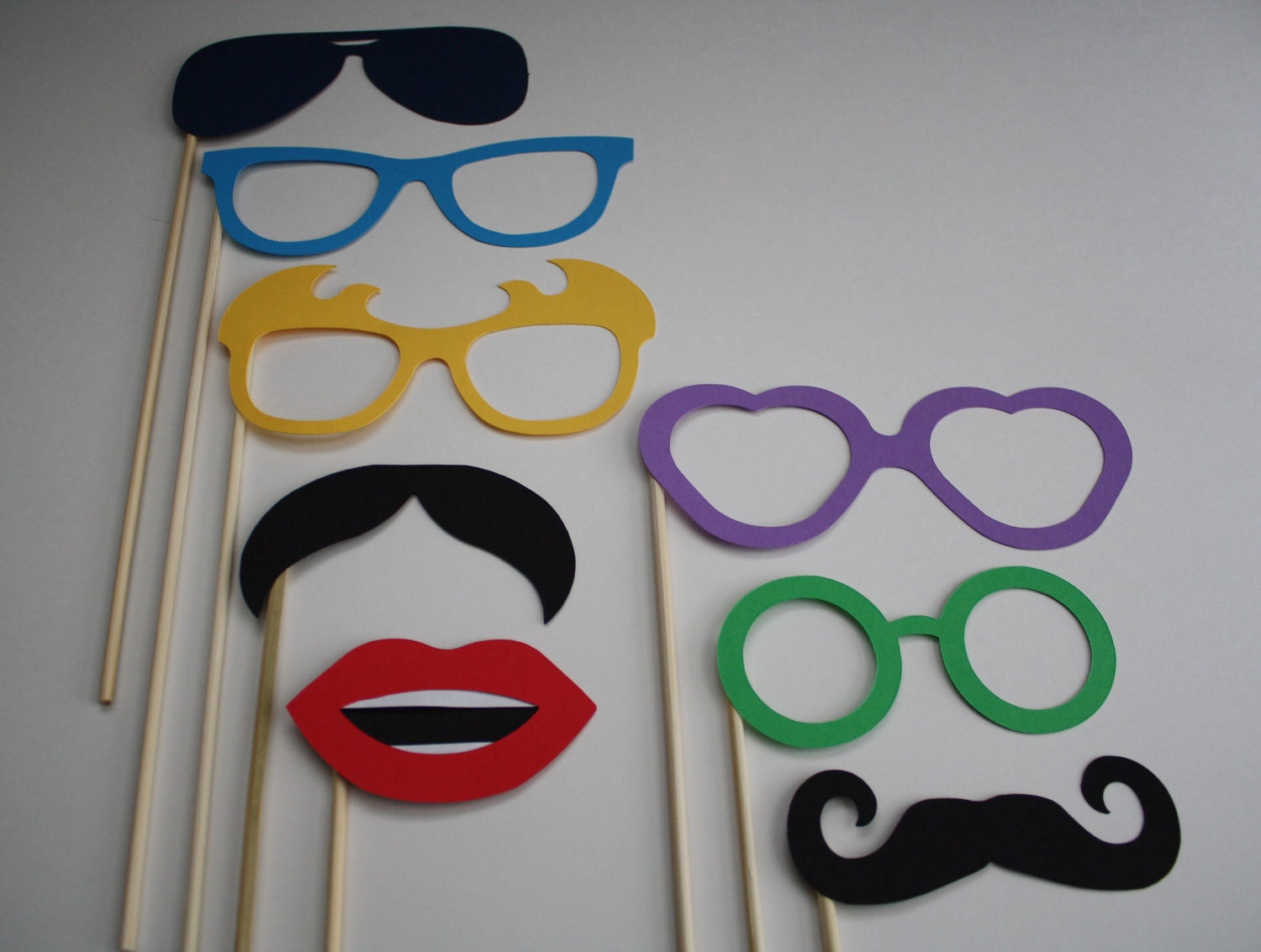 Party Props. Photo Booth Props. Wedding Photo Props. Photo Props. Props on a Stick - The Fabulous Pack