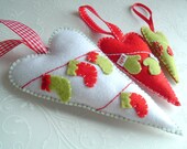 Hearts Christmas Decoration - Set of 3 - Ornaments/favors/decor Il_170x135