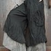 Black magic soft and light cotton long pants,unique pants,wide leg pants