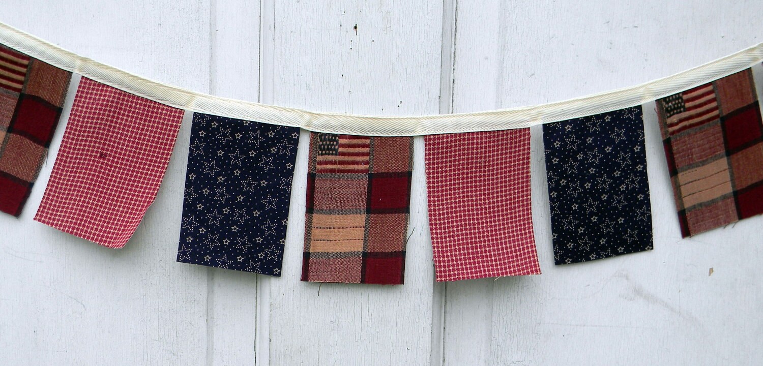 Americana Garland - Muted Colors