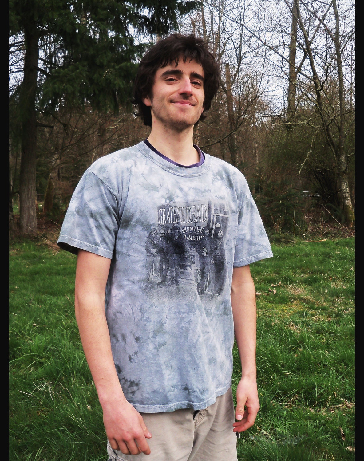 vintage GRATEFUL DEAD tie dye tee t shirt, Men's Large