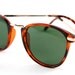 Vintage Tortoise Round Clubmaster Sunglasses