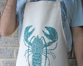 Lobster Apron, screen printed & made in the UK
