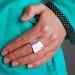 Adjustable Ring Minimalist Contemporary Scratch Mate Finish Sterling Silver 925