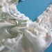 Chemise Petticoat Victorian Camisole Tank Top / White Cream Green Lace Silk / Medium - Ruth Souvenir Top