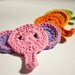 Instant Download - PDF Crochet Pattern - Elephant Applique - Text instructions and SYMBOL CHART instructions