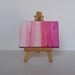 Miniature Original Painting with Easel - Child with Multiple Disabilities - 2.5" x 3"