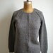 Grey Alpaca Sweater - M