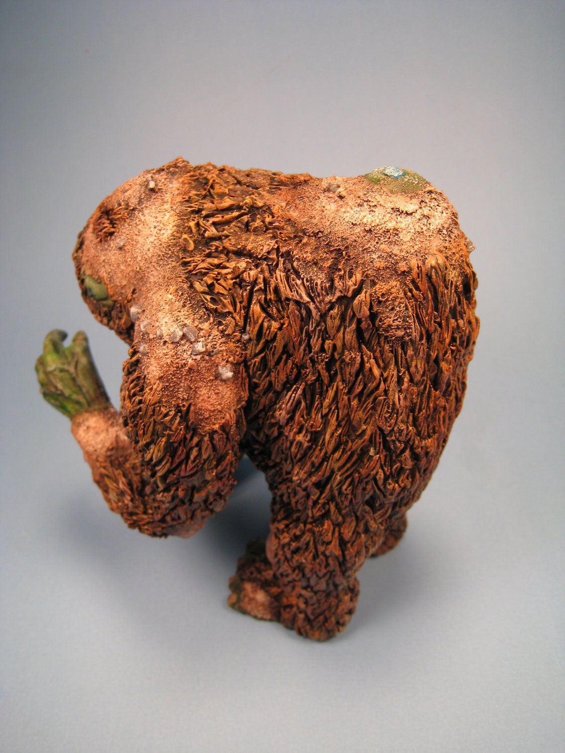 Unpainted resin casting of Wistful the Golem Sculpture Troll Ent Monster Fairy