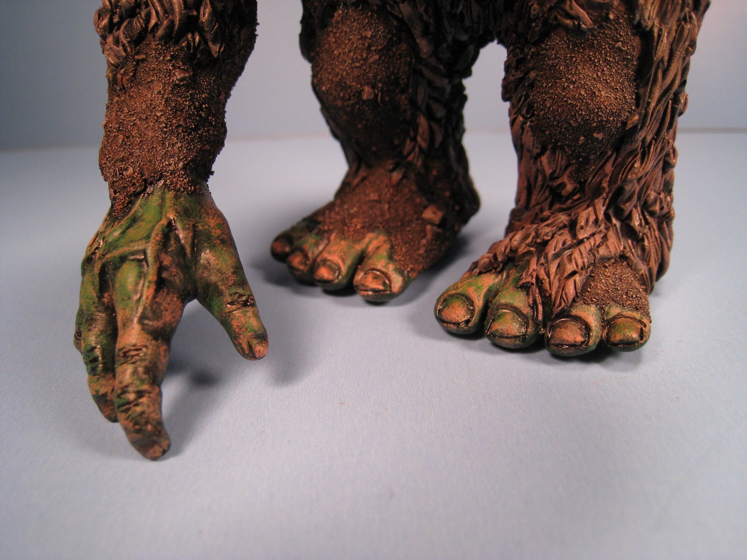 Unpainted resin casting of Wistful the Golem Sculpture Troll Ent Monster Fairy