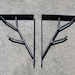 Branch shelf bracket painted finish