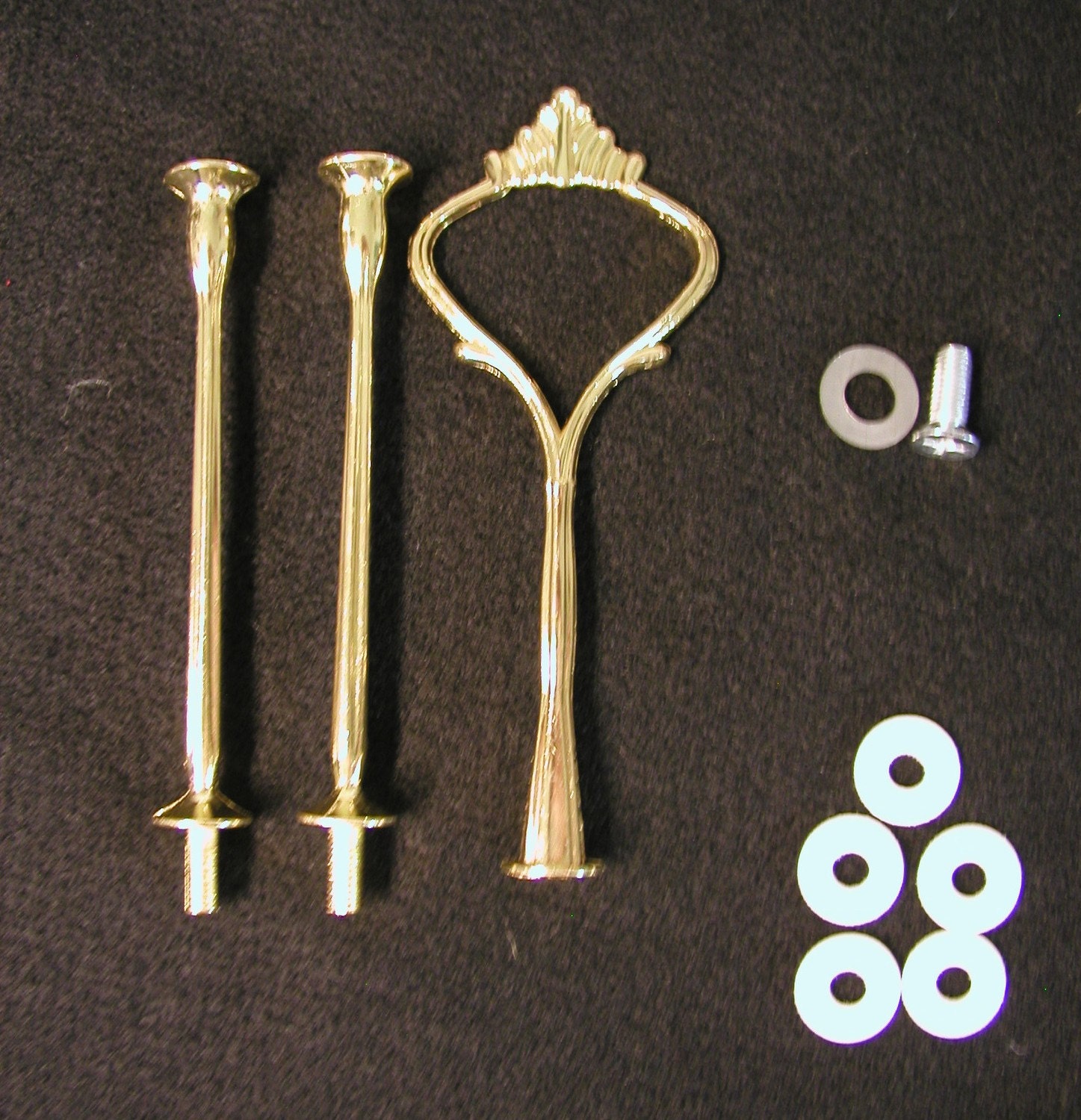 Tidbit Cakestand Handle Style 1 GOLD Finish Fitting Hardware Buy 3 get one FREE