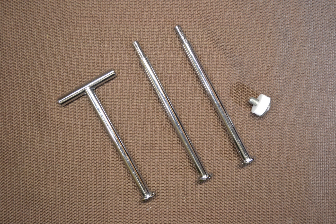 Tidbit Cakestand Handle Style 7 SILVER DIY Kit for 3 Tier Hardware Fittings Drill Bits Instructions