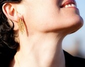 Sophisticated Gold Earrings Modern Jewelry