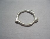 Simple Forged Sterling Silver Ring
