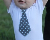 Little Man Onesie with Polka Dot Tie. Perfect for newborns thru big kiddos and photo shoots.