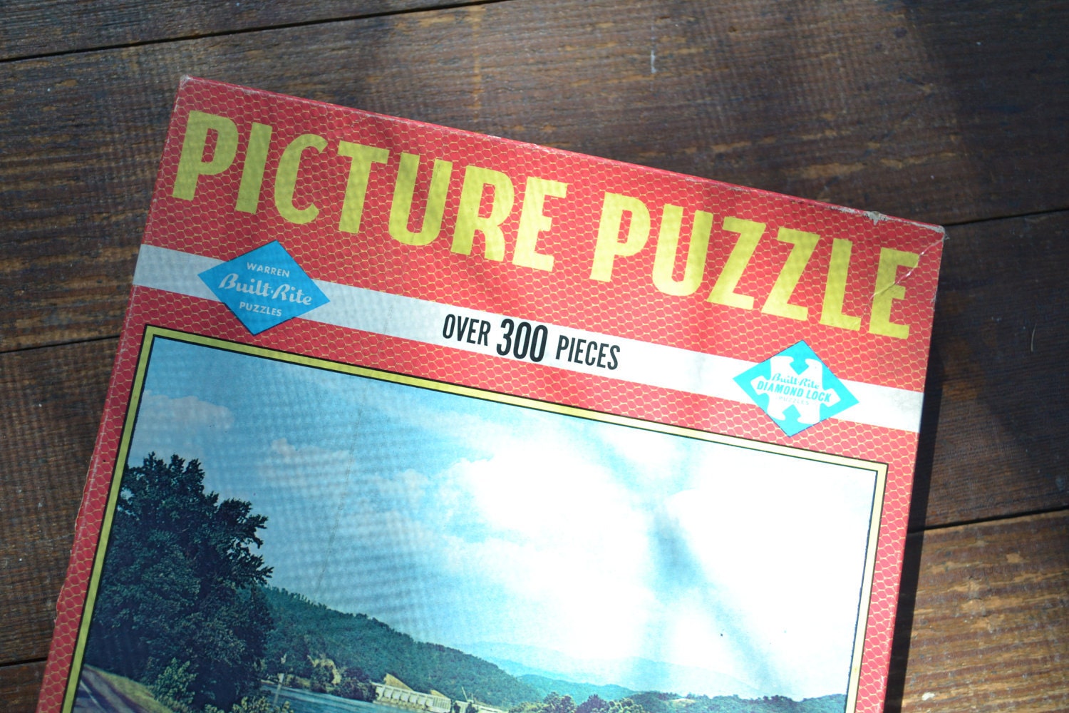 Vintage Warren Built Rite Picture Puzzle