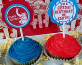 Big Top Circus/Carnival DIY Printable Cupcake Toppers Il_170x135