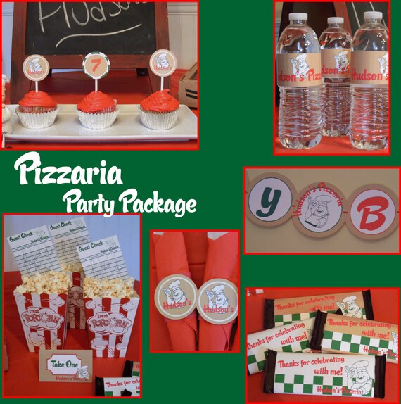 Pizza Party DIY Printable Il_570xn