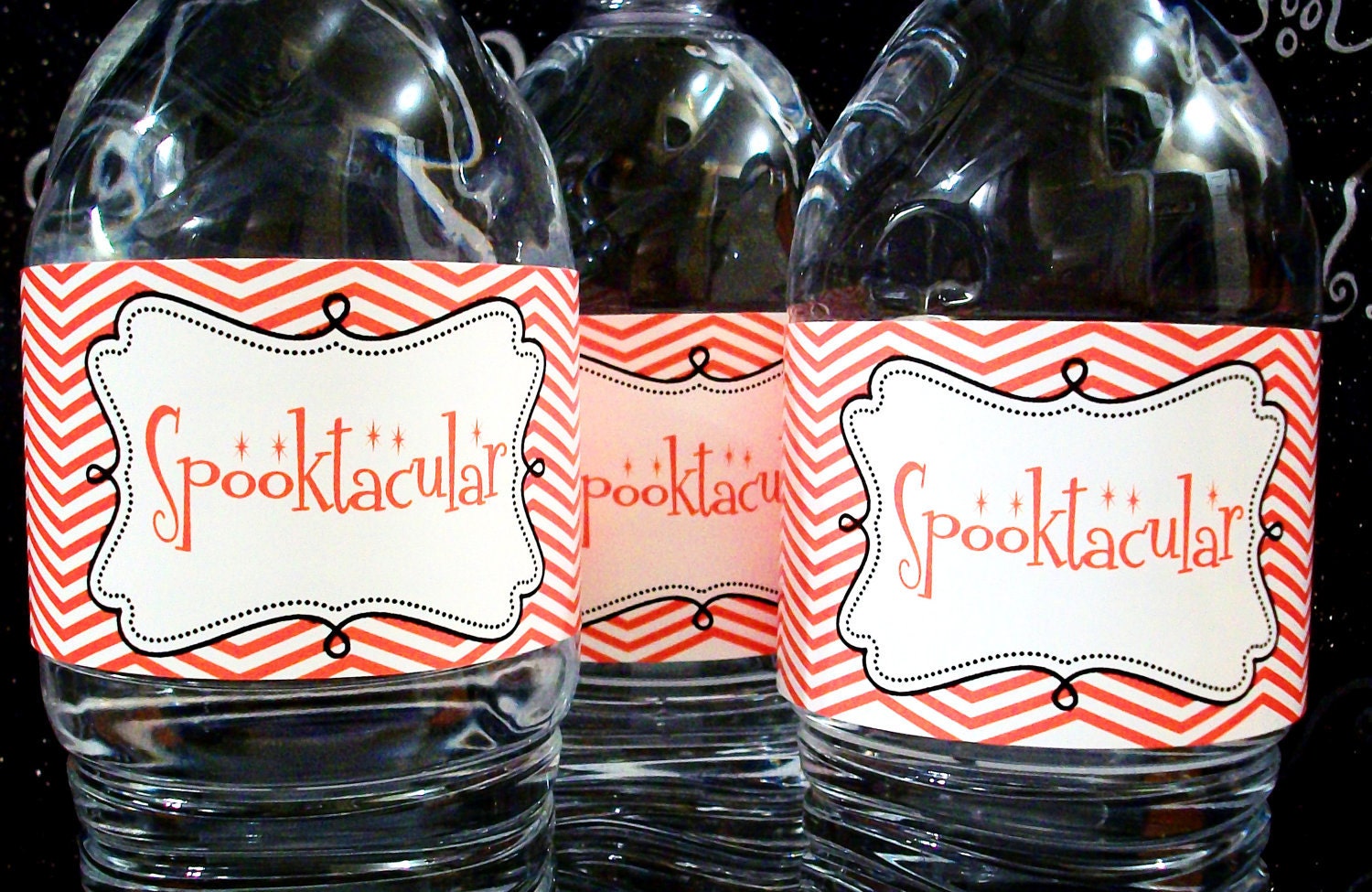 Halloween Party Printables-Chevron