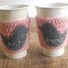 BEST FRIENDS Coffee cup cozy matching set by The Cozy Project