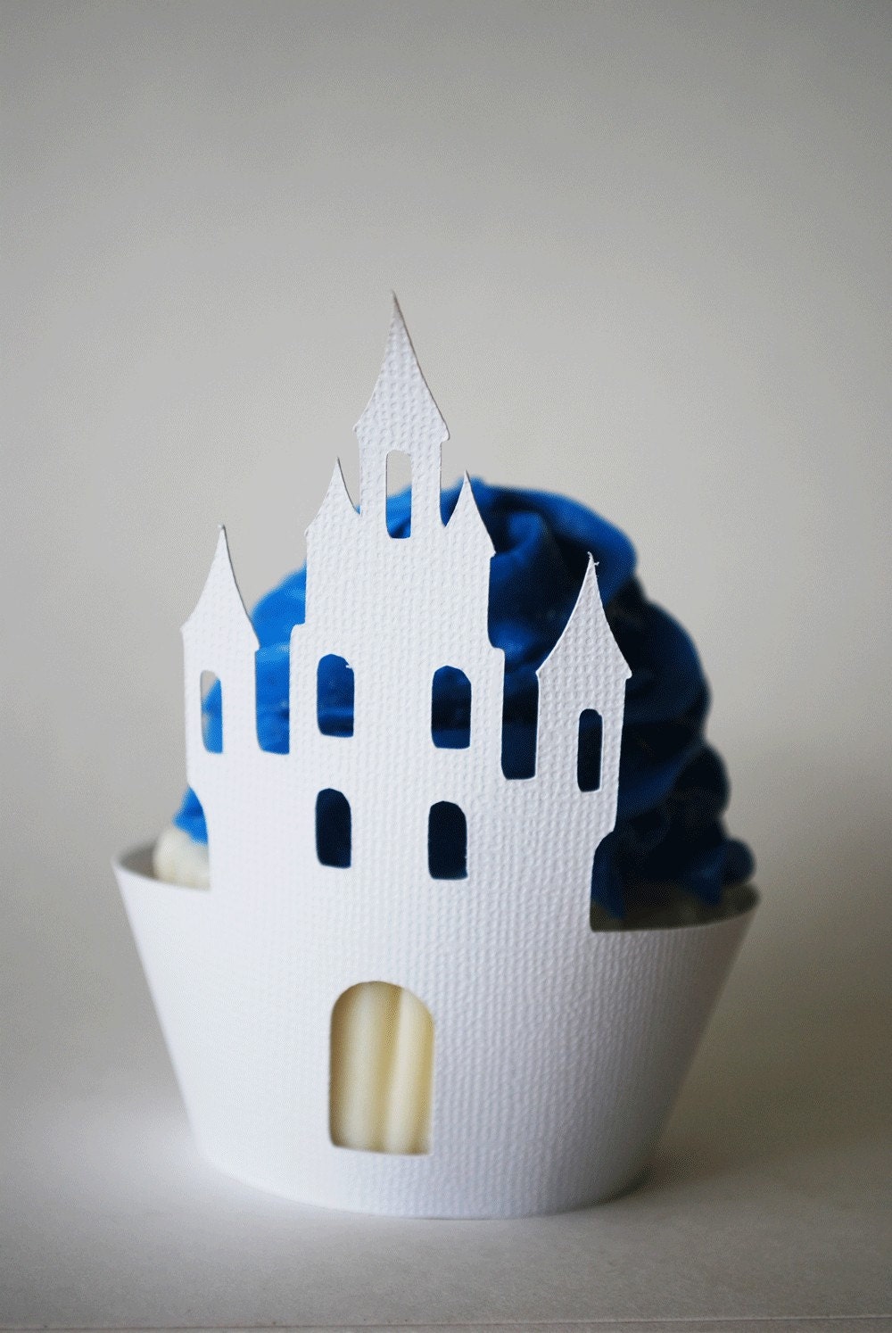 Castle Cupcake Wrappers In Your Choice of Color Qty 12 By Your Little Cupcake