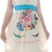 Tekila Love  Handmade Embroidered  Folk Mexican Pure Cotton Wedding Dress