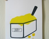 Lemony Gelato - Silkscreen Print