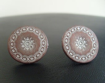 Queens Knights Shield Earrings