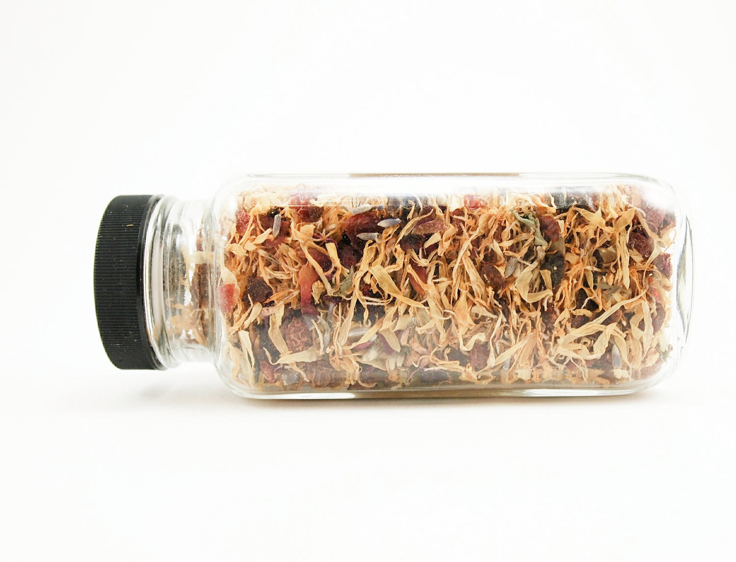 Herbal Bath Bottle Jar Gift Detox Summer Beautiful Blooms 1oz Spring Flowers arrows
