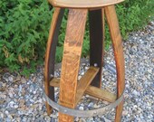 Barrel Stave Barstool
