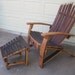 Wine Barrel Adirondack Chair