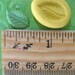 FLEXIBLE DAISY LEAF gumpaste fondant cake decorations polymer clay, resin, candy , wax mold