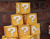 Super Mario Question Mark Box and BONUS brick box FREE Instant Download