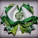 Adorable Medium St. Patrick's Day Boutique Hairbow Happy St. Patricks Day