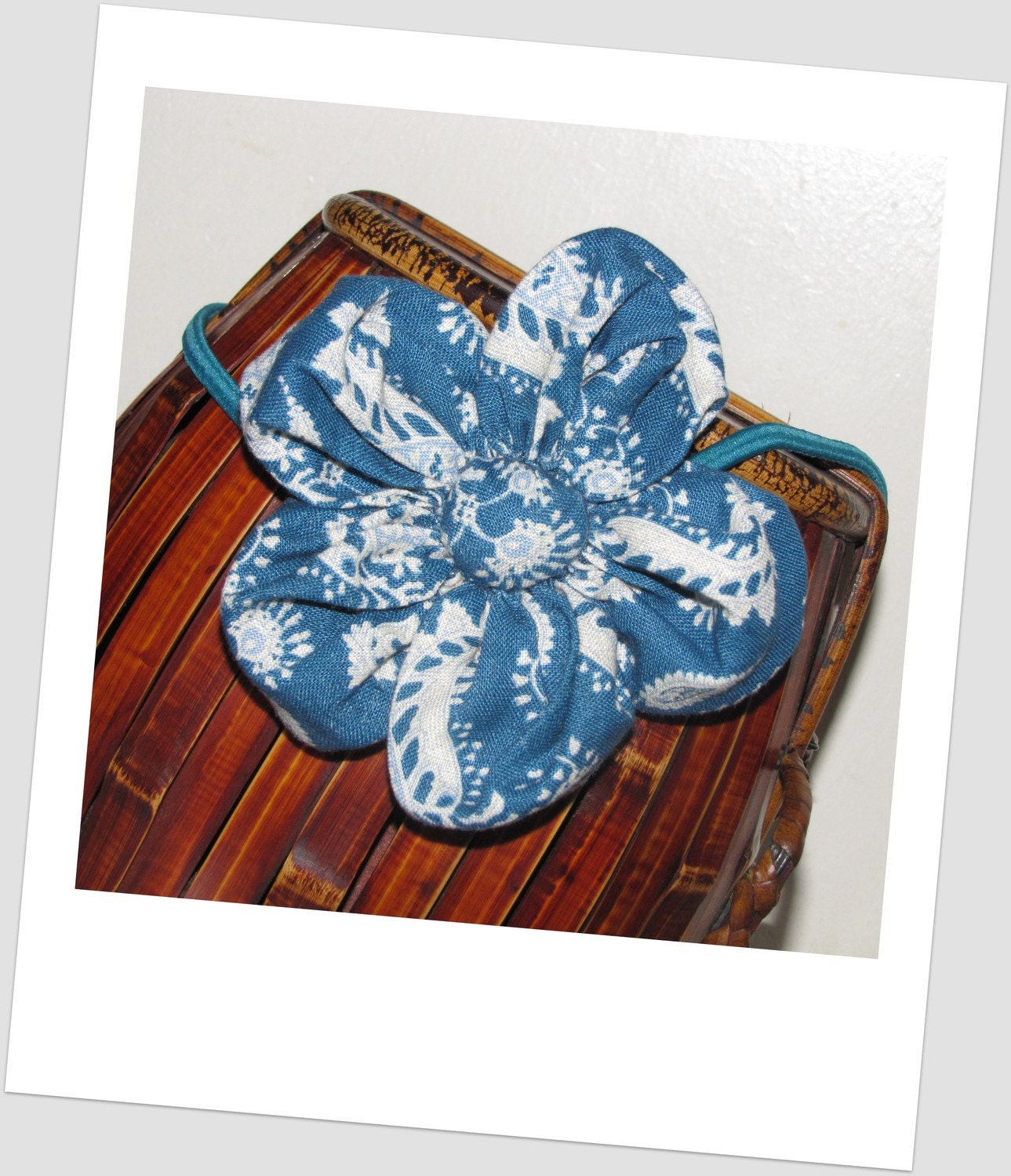 Blue Vintage Headband