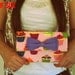 Cupcake Wallet with Pastel Purple interior and Double layered Bow