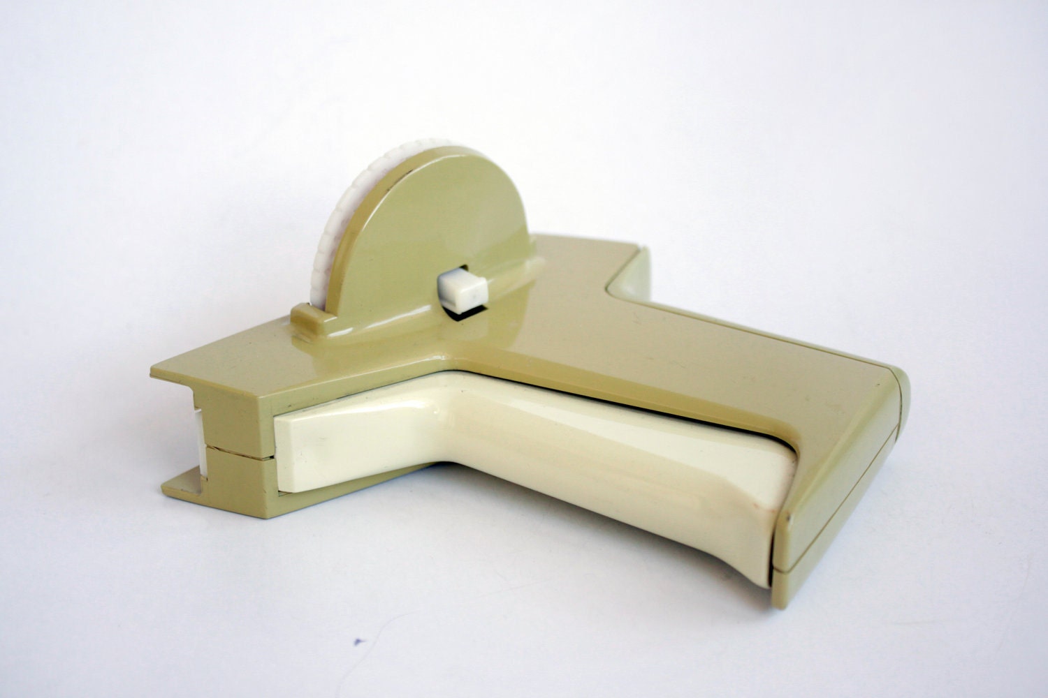 vintage office DYMO 1710 olive green