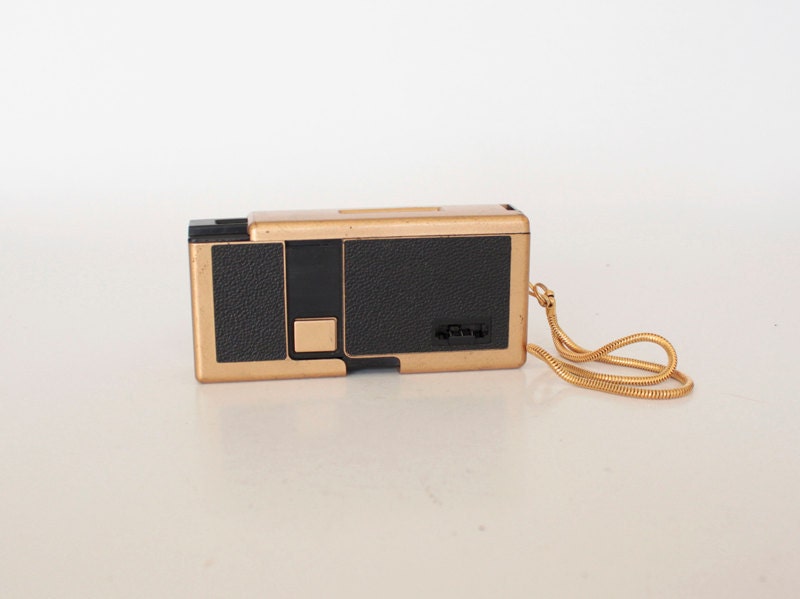 Super mini 110 vintage golden camera
