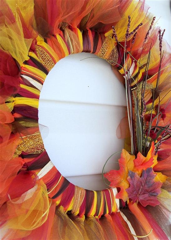 Autumn / Fall Tulle Wreath- A MUST SEE