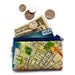 NEW YORK city Map Wallet - cute coin purse with NYC map printed on it. With blue zipper