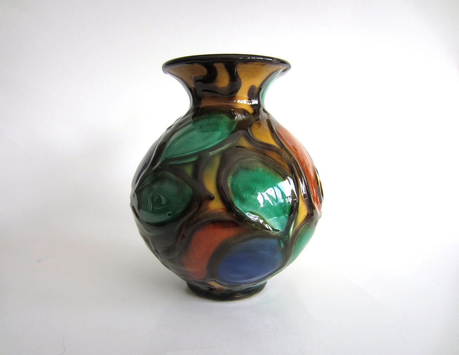 Herman A. Kahler Vase Early HAK Vintage Scandinavian Pottery